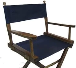 TLT Personalized Imprinted Gold Medal Contemporary 30" Bar Height Walnut Frame Directors Chair - Royal Blue -Home Table Chair Store 41GdqwIwMxL. AC