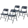 OEF Furnishings (4 Pack Premium Vinyl Padded Folding Chair, Blue -Home Table Chair Store 41Glfi2VpLL