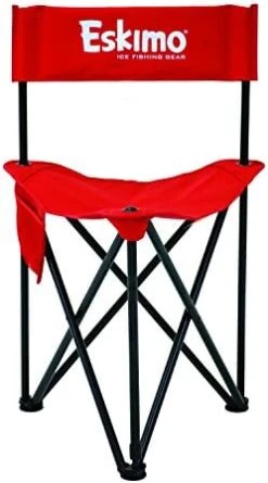 Eskimo Plaid Folding Ice Fishing Chair -Home Table Chair Store 41H3w6xiRHL. AC