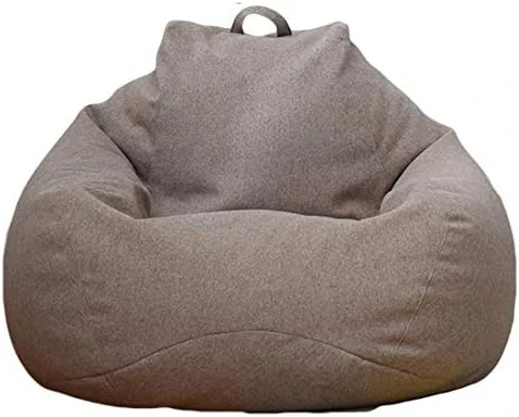 WAQIA Stuffed Animal Storage Bean Bag Chair Cover (No Filler) - Stuffable Zipper Beanbag Cover-Cotton Linen Memory Foam Beanbag Replacement Cover For Adults And Kids Without Filling 9 WAQIA Stuffed Animal Storage Bean Bag Chair Cover (No Filler) - Stuffable Zipper Beanbag Cover-Cotton Linen Memory Foam Beanbag Replacement Cover For Adults And Kids Without Filling - Image 7
