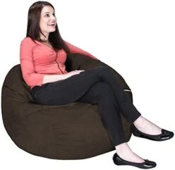 Jaxx Saxx 3 Foot Bean Bag Chair With Removable Cover, Cinnabar 21 Jaxx Saxx 3 Foot Bean Bag Chair With Removable Cover, Cinnabar -Home Table Chair Store 41J9oc HOPL. AC
