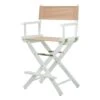 Casual Home 24" Director's Chair White Frame With Tan Canvas, Counter Height -Home Table Chair Store 41JLOd7RstL