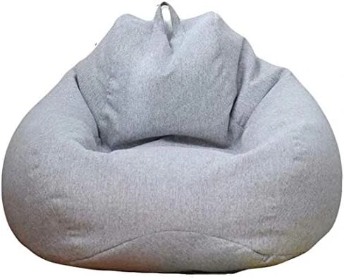 WAQIA Stuffed Animal Storage Bean Bag Chair Cover (No Filler) - Stuffable Zipper Beanbag Cover-Cotton Linen Memory Foam Beanbag Replacement Cover For Adults And Kids Without Filling 17 WAQIA Stuffed Animal Storage Bean Bag Chair Cover (No Filler) - Stuffable Zipper Beanbag Cover-Cotton Linen Memory Foam Beanbag Replacement Cover For Adults And Kids Without Filling - Image 15