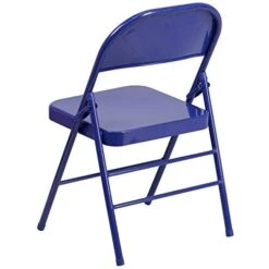 Flash Furniture Metal Folding Chairs, 2 Pack, Cobalt Blue 10 Flash Furniture Metal Folding Chairs, 2 Pack, Cobalt Blue -Home Table Chair Store 41JWdpscwgL