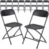 AJP Distributors 10 Pack 650 Lb. Capacity Premium Plastic Folding Chairs Wedding Party Outdoor Indoor Office Meeting House Dinner Diner Black -Home Table Chair Store 41JsCXzQr7L