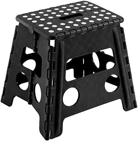 Titiroba 22AA001 Folding Step Stool, Step Stool, Height 8.7 Inches (22 Cm), Car Wash, Fishing, Indoor, Outdoor, Load Capacity 220.5 Lbs (100 Kg), Non-Slip, Folding Chair, Black 15 Titiroba 22AA001 Folding Step Stool, Step Stool, Height 8.7 Inches (22 Cm), Car Wash, Fishing, Indoor, Outdoor, Load Capacity 220.5 Lbs (100 Kg), Non-Slip, Folding Chair, Black - Image 13