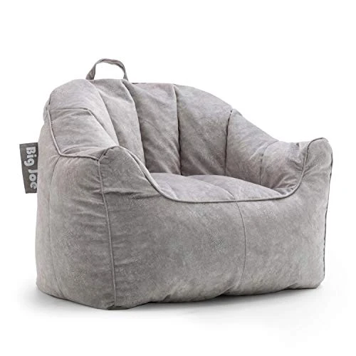 Big Joe Hug Bean Bag Chair, Gray Hyde, 3ft 3 Big Joe Hug Bean Bag Chair, Gray Hyde, 3ft