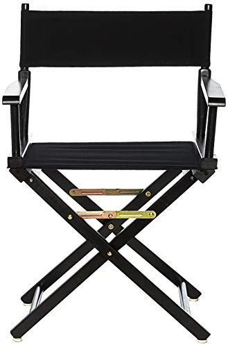 Casual Home Director's Chair ,Black Frame/Black Canvas,18" - Classic Height 3 Casual Home Director's Chair ,Black Frame/Black Canvas,18" - Classic Height
