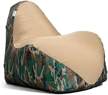 Big Joe Warp Bean Bag Chair, Blue/Navy Spandex And Smartmax, 2.5ft 5 Big Joe Warp Bean Bag Chair, Blue/Navy Spandex And Smartmax, 2.5ft - Image 3