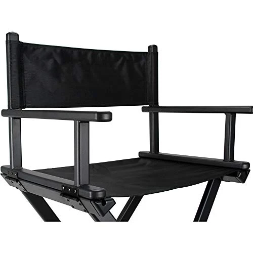Sunrise JL009AB 29" Black Aluminum Director Chair 5 Sunrise JL009AB 29" Black Aluminum Director Chair - Image 3