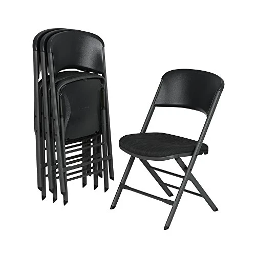 LIFETIME Commercial Grade Folding Chairs, 4 Pack, Charcoal Gray 3 LIFETIME Commercial Grade Folding Chairs, 4 Pack, Charcoal Gray