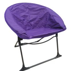 IMPACT CANOPY Luna Lightweight Portable Folding Dorm Chair, Purple
