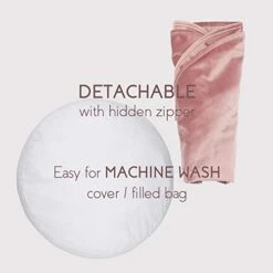 YIUOR Velvet Pouf For Nursery Floor Cushion Soft Round Throw Pillow Baby Room Seat Mattress Bean Bag Chair For Reading Nook -Home Table Chair Store 41NIjP8ksHL