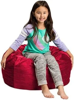 Sofa Sack - Plush, Ultra Soft Kids Bean Bag Chair - Memory Foam Bean Bag Chair With Microsuede Cover - Stuffed Foam Filled Furniture And Accessories For Kids Room - 2' Royal Blue -Home Table Chair Store 41OAqbP65bL. AC