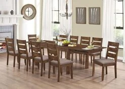 Coaster Home Furnishings Alston Ladderback Dining Side Chairs Knotty Nutmeg And Grey (Set Of 2) 106382 -Home Table Chair Store 41PA7BboNWL