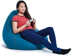 Yogibo Lounger Bean Bag For Adults, Teens, Personal Sized, Single Beanbag Lounge Chair With Raised Back For Gaming, Reading, And Relaxing, Removable, Washable Cover, Dark Gray -Home Table Chair Store 41PFKWg6kDL. AC