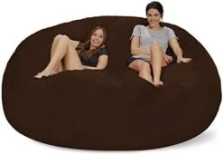 Chill Sack Bean Bag Chair Cover, 8-feet, Microsuede - Purple -Home Table Chair Store 41PNJRk9quL. AC