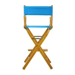 Casual Home 230-05/021-27 Director Chair 30" - Bar Height Honey OakFrame/Turquoise Canvas 11 Casual Home 230-05/021-27 Director Chair 30" - Bar Height Honey OakFrame/Turquoise Canvas -Home Table Chair Store 41POGqy155L