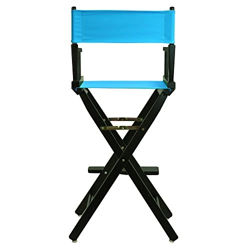 Casual Home 230-02/021-27 Director Chair 30" - Bar Height BlackFrame/Turquoise Canvas 5 Casual Home 230-02/021-27 Director Chair 30" - Bar Height BlackFrame/Turquoise Canvas - Image 3