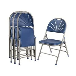 OEF Furnishings Heavy Duty Plastic Fan Back Folding Chair With Triple Brace, Blue 15 OEF Furnishings Heavy Duty Plastic Fan Back Folding Chair With Triple Brace, Blue -Home Table Chair Store 41R7u5XgJnL