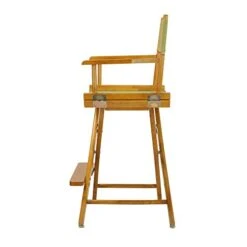 Casual Home 24" Director's Chair Honey Oak Frame-with Olive Canvas, Counter Height -Home Table Chair Store 41RT8z31omL