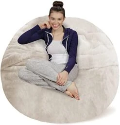 Sofa Sack - Plush Ultra Soft Bean Bags Chairs For Kids, Teens, Adults - Memory Foam Beanless Bag Chair With Microsuede Cover - Foam Filled Furniture For Dorm Room - Charcoal 5' (AMZBB-5SK-CS03) 24 Sofa Sack - Plush Ultra Soft Bean Bags Chairs For Kids, Teens, Adults - Memory Foam Beanless Bag Chair With Microsuede Cover - Foam Filled Furniture For Dorm Room - Charcoal 5' (AMZBB-5SK-CS03) -Home Table Chair Store 41RVj0Gy4bL. AC
