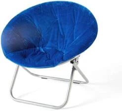 Urban Shop Faux Fur Saucer Chair With Metal Frame, One Size, Blush -Home Table Chair Store 41Rr8CRc5vL. AC