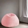 Mollismoons Pink Fur Bean Bag Supper Soft Bean Bag For Home Bean Bags Pink Color Bean Bag Chair Luxury Bean Bags (XXL For Teenager, Without Beans Covers Only) -Home Table Chair Store 41SGUirqF4L