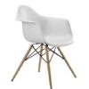 DHP Mid Century Modern Chair With Wood Legs, White 1 DHP Mid Century Modern Chair With Wood Legs, White -Home Table Chair Store 41SU6jPDJFL