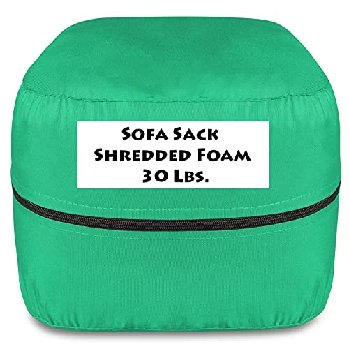 Sofa Sack Shredded Foam Refill: Memory Foam Filling Refill For Bean Bags, Dog Beds And Pillows, 30lbs, Multi-Color 4 Sofa Sack Shredded Foam Refill: Memory Foam Filling Refill For Bean Bags, Dog Beds And Pillows, 30lbs, Multi-Color - Image 2