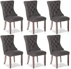 MAISON ARTS Velvet Tufted Dining Chairs Set Of 4, Upholstered Dining Room Chairs With Ring Pull Trim & Button Back Modern Dinner Chairs With Solid Wood Legs For Kitchen Dining Room (Black,4pcs) 23 MAISON ARTS Velvet Tufted Dining Chairs Set Of 4, Upholstered Dining Room Chairs With Ring Pull Trim & Button Back Modern Dinner Chairs With Solid Wood Legs For Kitchen Dining Room (Black,4pcs) -Home Table Chair Store 41SoWHHDnIL. AC