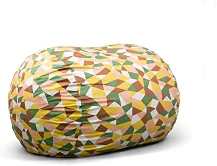 Big Joe Fuf Large Foam Filled Bean Bag Chair With Removable Cover, Black Lenox, 4ft Big 13 Big Joe Fuf Large Foam Filled Bean Bag Chair With Removable Cover, Black Lenox, 4ft Big - Image 11