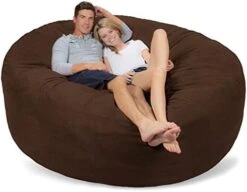 Comfy Sacks Memory Foam Bean Bag Chair, Charcoal Furry -Home Table Chair Store 41UWlpdFiL. AC