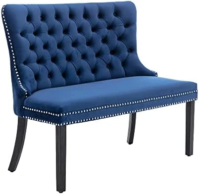 Civama Dining Chairs Set Of 6, Velvet Nikki Collection Dining Room Chair Upholstered Modern Luxury Tufted With Nailhead Trim Back Pull Ring Solid Wooden Legs, Beige 14 Civama Dining Chairs Set Of 6, Velvet Nikki Collection Dining Room Chair Upholstered Modern Luxury Tufted With Nailhead Trim Back Pull Ring Solid Wooden Legs, Beige - Image 12