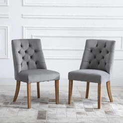 Dolonm Modern Dining Chairs Set Of 2 Upholstered Button Tufted Velvet Dining Chair With Nailhead Trim Accent Wingback Wooden Side Chair For Dining Room Kitchen Bedroom, Blue 18 Dolonm Modern Dining Chairs Set Of 2 Upholstered Button Tufted Velvet Dining Chair With Nailhead Trim Accent Wingback Wooden Side Chair For Dining Room Kitchen Bedroom, Blue -Home Table Chair Store 41Uy7PVQi4L. AC