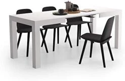Mobili Fiver, First Extendable Table, Rustic Oak, Laminate-Finished, Made In Italy 25 Mobili Fiver, First Extendable Table, Rustic Oak, Laminate-Finished, Made In Italy -Home Table Chair Store 41V1Y9KF9aL. AC