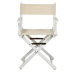 Casual Home 18" Director's Chair White Frame With Wheat Canvas 9 Casual Home 18" Director's Chair White Frame With Wheat Canvas -Home Table Chair Store 41V1kHgP2mL