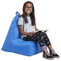 Factory Direct Partners 10481-FB Cali Alpine Sack Bean Bag Chair, Dirt-Resistant Coated Oxford Fabric - French Blue 25 Factory Direct Partners 10481-FB Cali Alpine Sack Bean Bag Chair, Dirt-Resistant Coated Oxford Fabric - French Blue -Home Table Chair Store 41VEcO Aw9L