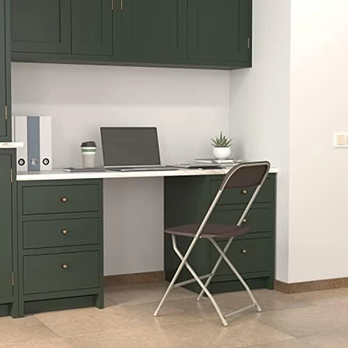 Flash Furniture Hercules Series Plastic Folding Chair - White - 10 Pack 650LB Weight Capacity Comfortable Event Chair-Lightweight Folding Chair 14 Flash Furniture Hercules Series Plastic Folding Chair - White - 10 Pack 650LB Weight Capacity Comfortable Event Chair-Lightweight Folding Chair - Image 12