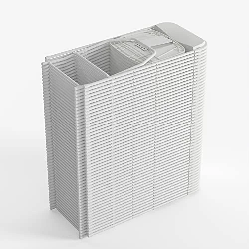 EMMA + OLIVER Set Of 2 White Stackable Folding Plastic Chairs - 650 LB Weight Capacity 6 EMMA + OLIVER Set Of 2 White Stackable Folding Plastic Chairs - 650 LB Weight Capacity - Image 4