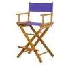 Casual Home 220-05/021-41 Honey Oak Director Chair 24" - Counter Height OakFrame/Purple Canvas 1 Casual Home 220-05/021-41 Honey Oak Director Chair 24" - Counter Height OakFrame/Purple Canvas -Home Table Chair Store 41W8D53gepL