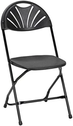 ZOWN Commercial 300 Lb. Use Rate Heavy Duty, Injection Mold Banquet Folding Chair With Comfortable Contoured Back, Black, 8 Pack 17 ZOWN Commercial 300 Lb. Use Rate Heavy Duty, Injection Mold Banquet Folding Chair With Comfortable Contoured Back, Black, 8 Pack -Home Table Chair Store 41WFFOHjTJL. AC