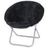 Nova Microdermabrasion Folding Faux Fur Saucer Chair Soft Plush Lounge Chair Moon Chair With Metal Frame For Bedroom, Living Room, Dorm Rooms, Apartments And Courtyard, Black 2 Nova Microdermabrasion Folding Faux Fur Saucer Chair Soft Plush Lounge Chair Moon Chair With Metal Frame For Bedroom, Living Room, Dorm Rooms, Apartments And Courtyard, Black -Home Table Chair Store 41WLCFIniDS