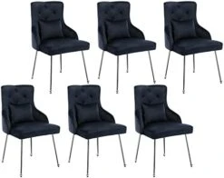 UDAX Velvet Dining Chair, Upholstered Vanity Chair With Tufted Back And Metal Legs, Mistyrose Pink -Home Table Chair Store 41WXzt5eyZL. AC