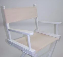 TLT Personalized Imprinted Gold Medal Contemporary 30" Bar Height White Frame Directors Chair - Pink -Home Table Chair Store 41WcABHyl L. AC