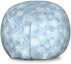 Lunarable Mermaid Scale Storage Toy Bag Chair, Continuous Japanese Circular Pattern Overlap Rounds In Aqua Color Palette, Stuffed Animal Organizer Washable Bag, Small Size, Blue Purple -Home Table Chair Store 41Y4KWRDFgL. AC