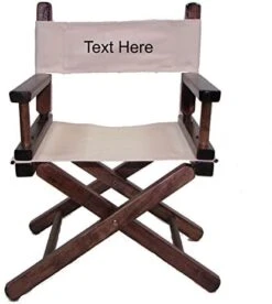 TLT Personalized Embroidered Walnut Frame Toddler's Directors Chair By Gold Medal - Royal Blue Canvas -Home Table Chair Store 41YlzrVU3zL. AC