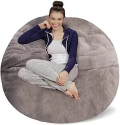 Sofa Sack - Plush Ultra Soft Bean Bags Chairs For Kids, Teens, Adults - Memory Foam Beanless Bag Chair With Microsuede Cover - Foam Filled Furniture For Dorm Room - Charcoal 5' (AMZBB-5SK-CS03) 27 Sofa Sack - Plush Ultra Soft Bean Bags Chairs For Kids, Teens, Adults - Memory Foam Beanless Bag Chair With Microsuede Cover - Foam Filled Furniture For Dorm Room - Charcoal 5' (AMZBB-5SK-CS03) -Home Table Chair Store 41Yuy20CQiL. AC