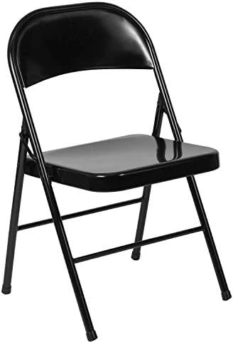 Flash Furniture HERCULES Series Double Braced Beige Metal Folding Chair 9 Flash Furniture HERCULES Series Double Braced Beige Metal Folding Chair - Image 7