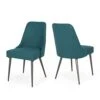 Christopher Knight Home Dawn Modern Fabric Dining Chairs (Set Of 2), Teal -Home Table Chair Store 41ZFdHFTAZL